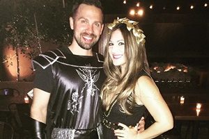 Costumed guests at the Haunted Halloween Ball