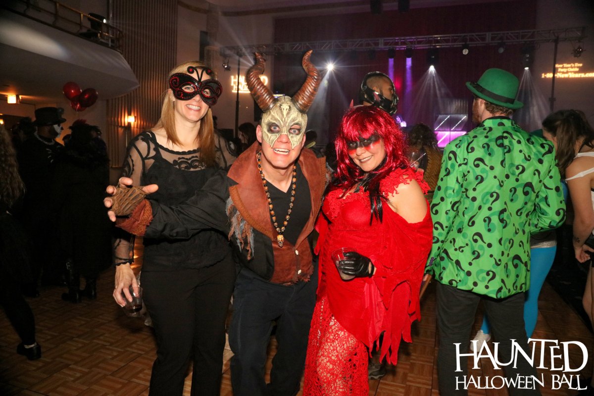 Costumed guests at the Haunted Halloween Ball in Chicago featured on Time Out